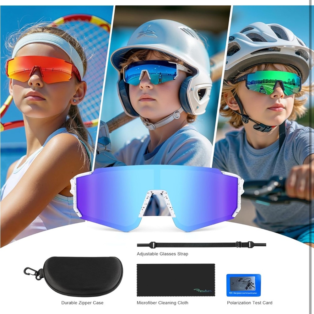 Kids baseball Sunglasses NWT - Picture 6 of 11